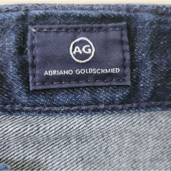 AG Adriano Goldschmied Ex-Boyfriend Slouchy Slim Blue Denim Jeans - Picture 12 of 16